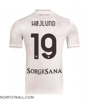 Billige Fotballdrakt SSC Napoli Rasmus Hojlund #19 Replika Bortedrakt 2025-26 Kortermet Billige Fotballdrakt SSC Napoli Rasmus Hojlund #19 Replika Bortedrakt 2025-26 Kortermet